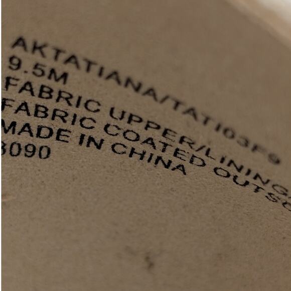 Anne Klein Tatiana Wedge Heel Sandal Women's Natural Fabric Size US9.5M EU40 - Picture 8 of 10